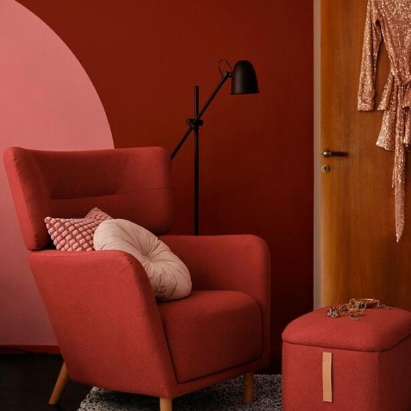 Fotoliu Ikea Oskarshamn Beige Red photo 3 Fotoliu Ikea Oskarshamn Beige Red photo 3