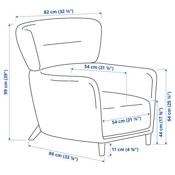 Fotoliu Ikea Oskarshamn Beige Red photo 7 Fotoliu Ikea Oskarshamn Beige Red photo 7