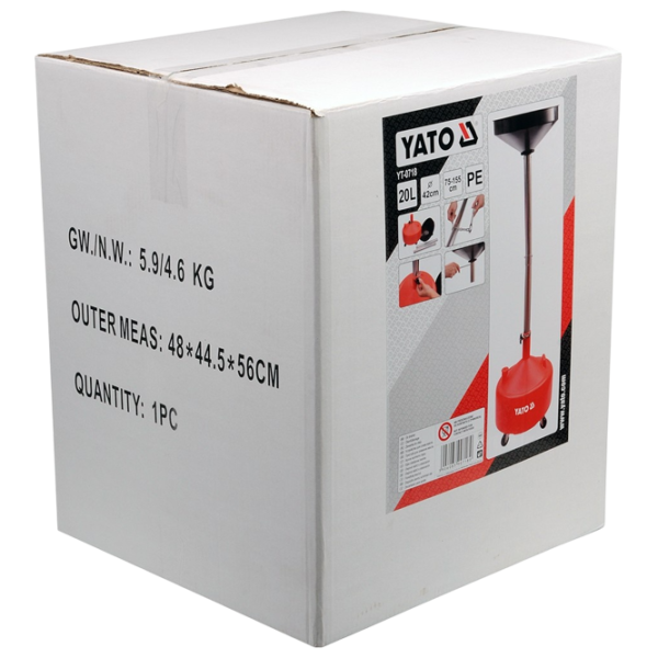 Tavă pentru colectare uleiului Yato YT0718   / Red photo 5