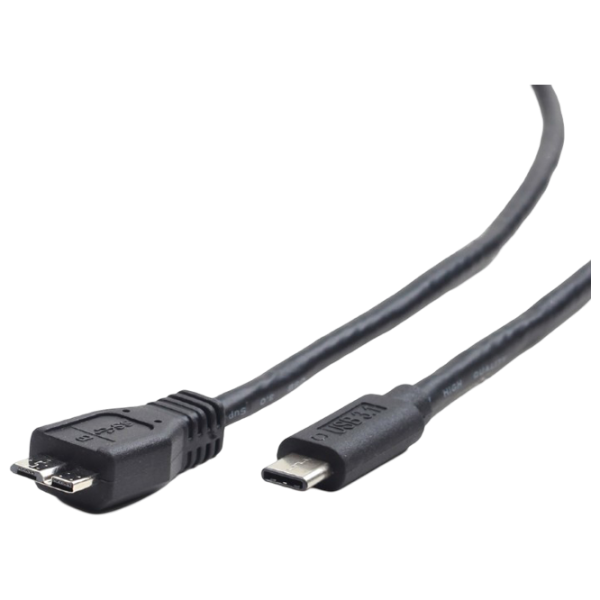 Cablu de date Gembird USB Type-C + microUSB 1 m / Black photo 2 Cablu de date Gembird USB Type-C + microUSB 1 m / Black photo 2