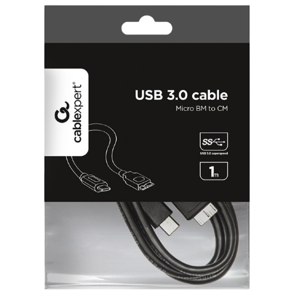 Cablu de date Gembird USB Type-C + microUSB 1 m / Black photo 4 Cablu de date Gembird USB Type-C + microUSB 1 m / Black photo 4