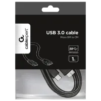 Кабель данных Gembird USB Type-C + microUSB 1 м / Черный photo 4