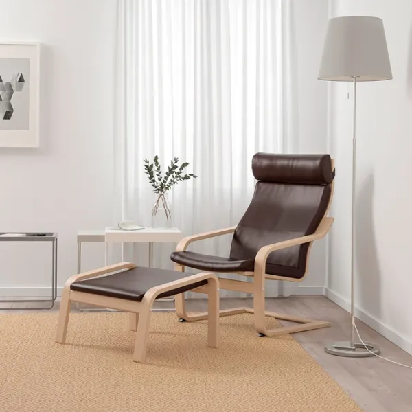 Fotoliu Ikea Poang Brown Beige photo 3 Fotoliu Ikea Poang Brown Beige photo 3