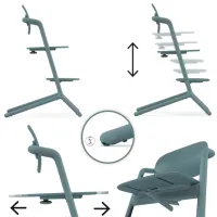 Scaun de masă Cybex Lemo 4in1 (521003199) / 6 luni / Stone Blue photo 8