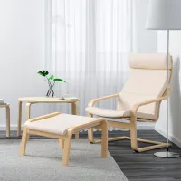 Fotoliu Ikea Poang Beige Beige photo 2