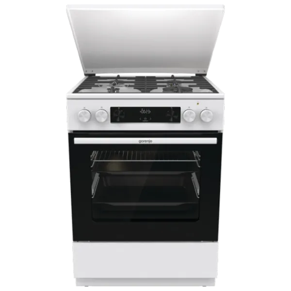 Aragaz Gorenje GKS6C71WA Pe gaz/ White/ Black photo 1 Aragaz Gorenje GKS6C71WA Pe gaz/ White/ Black photo 1