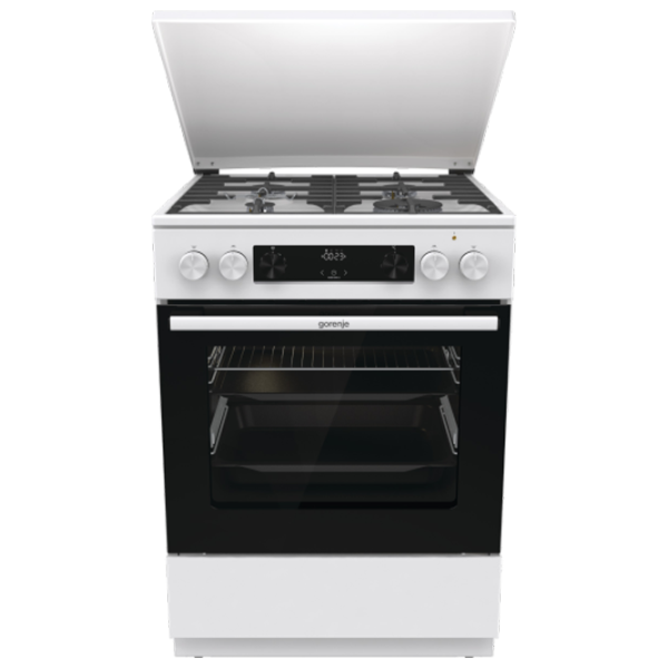 Aragaz Gorenje GKS6C71WA Pe gaz/ White/ Black photo 1 Aragaz Gorenje GKS6C71WA Pe gaz/ White/ Black photo 1