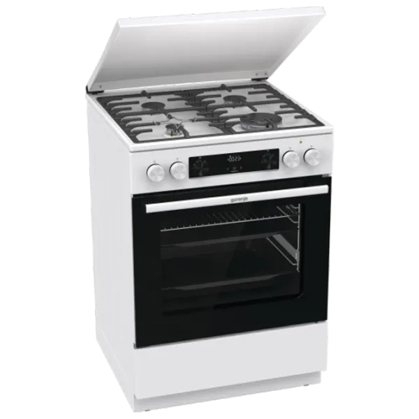 Aragaz Gorenje GKS6C71WA Pe gaz/ White/ Black photo 2 Aragaz Gorenje GKS6C71WA Pe gaz/ White/ Black photo 2