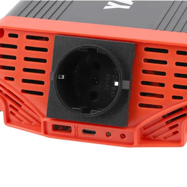 Автомобильный инвертор Yato YT81482 Черный photo 4