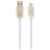 Cablu pentru telefon CC-USB2R-AMmBM-1M-W Cablexpert USB Type-A + microUSB 1 m / White