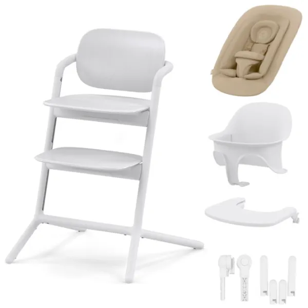 Scaun de masă Cybex Lemo 4in1 (521004829) / 6 luni / White  photo 2