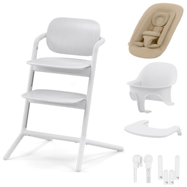 Scaun de masă Cybex Lemo 4in1 (521004829) / 6 luni / White  photo 2
