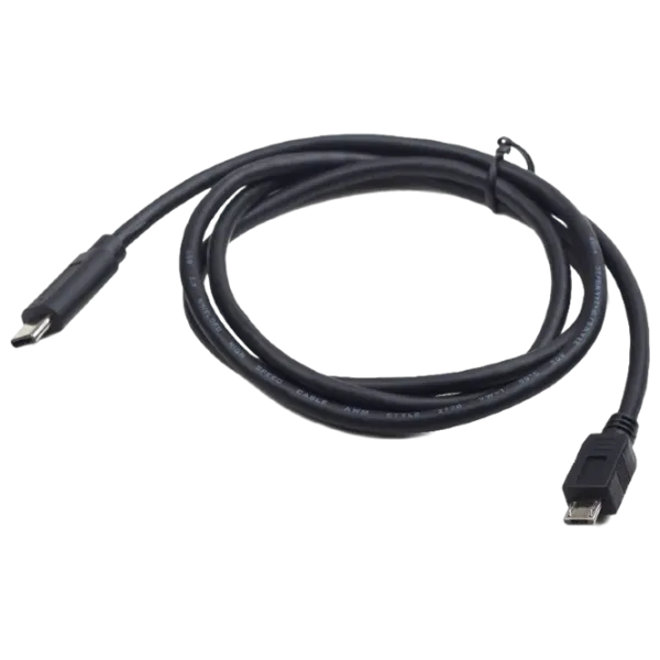 Кабель для телефона CCP-USB2-mBMCM-6 Cablexpert USB Type-C + microUSB 1.8 м / Черный photo 3