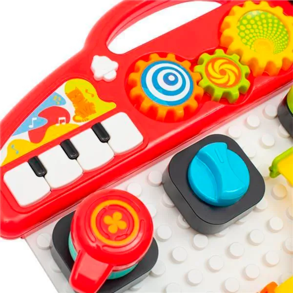 Jucărie interactivă Baby Mix Musical Play Board 56436 1.5+ / Multicolor Red photo 3 Jucărie interactivă Baby Mix Musical Play Board 56436 1.5+ / Multicolor Red photo 3