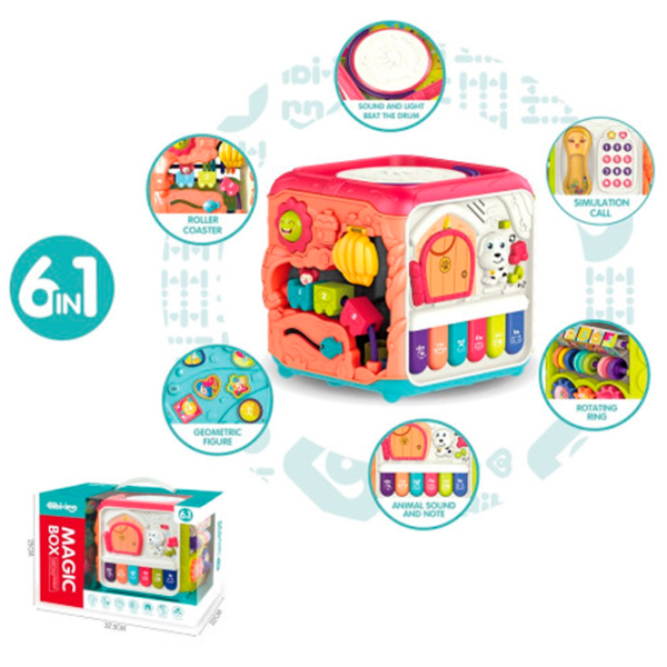 Интерактивная игрушка Chipolino Piano DIG02469865 18+ месяцев / Разноцветный Розовый photo 2