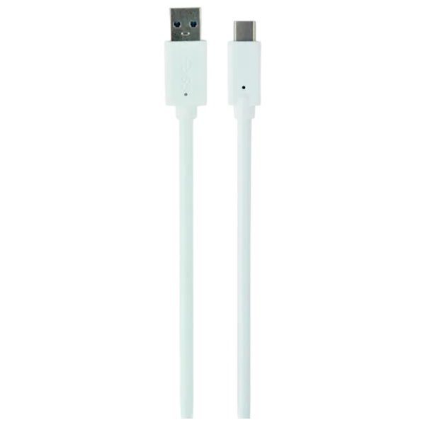 Кабель данных Cablexpert USB Type-C + USB Type-A 3 м / Белый photo 1 Кабель данных Cablexpert USB Type-C + USB Type-A 3 м / Белый photo 1