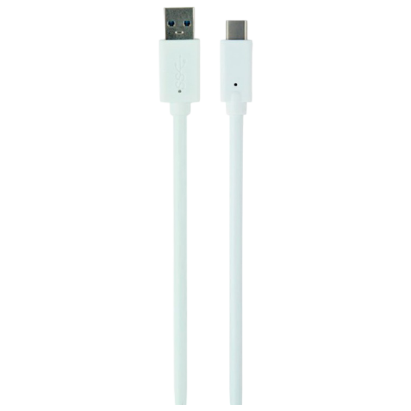 Кабель данных Cablexpert USB Type-C + USB Type-A 3 м / Белый photo 1 Кабель данных Cablexpert USB Type-C + USB Type-A 3 м / Белый photo 1
