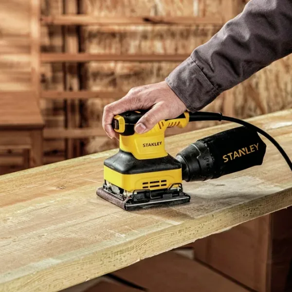 Șlefuitor Stanley SS24 Cu vibrații / 240 W / Yellow photo 4 Șlefuitor Stanley SS24 Cu vibrații / 240 W / Yellow photo 4