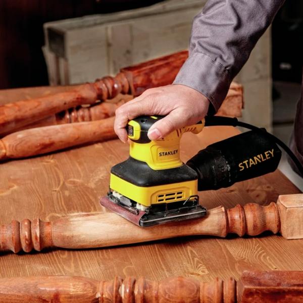 Șlefuitor Stanley SS24 Cu vibrații / 240 W / Yellow photo 5 Șlefuitor Stanley SS24 Cu vibrații / 240 W / Yellow photo 5