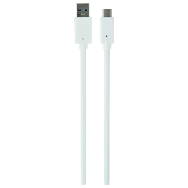 Кабель данных Cablexpert USB Type-C + USB Type-A 1.8 м / Белый photo 1 Кабель данных Cablexpert USB Type-C + USB Type-A 1.8 м / Белый photo 1