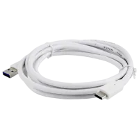 Кабель данных Cablexpert USB Type-C + USB Type-A 1.8 м / Белый photo 2