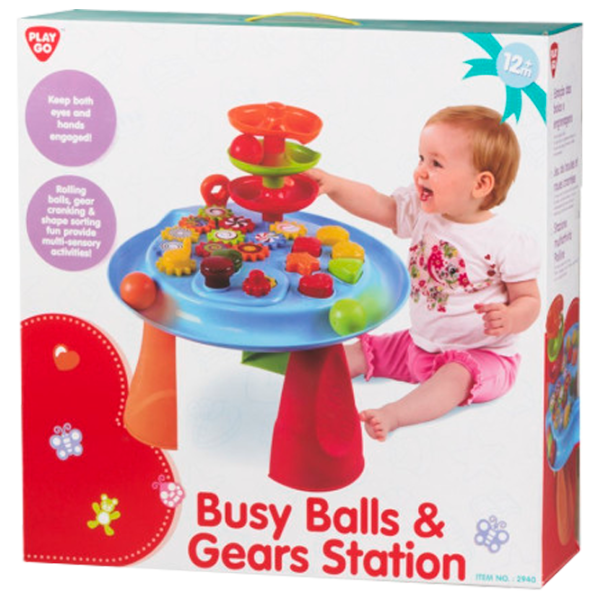 Интерактивная игрушка PlayGo Busy Balls & Gears Station 2940 1+ / Разноцветный Синий photo 1