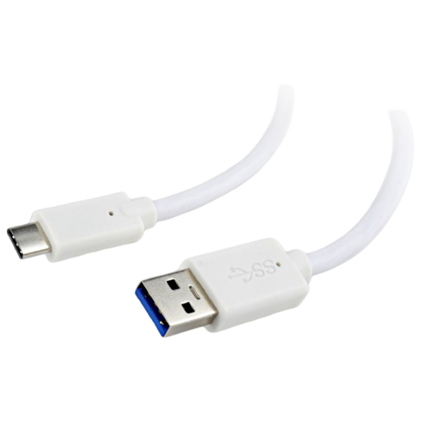 Кабель данных Cablexpert USB Type-C + USB Type-A 0.5 м / Белый photo 3 Кабель данных Cablexpert USB Type-C + USB Type-A 0.5 м / Белый photo 3