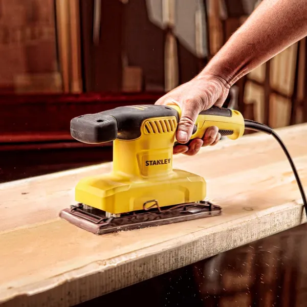 Șlefuitor Stanley SS28 Cu vibrații / 280 W / Yellow photo 5 Șlefuitor Stanley SS28 Cu vibrații / 280 W / Yellow photo 5