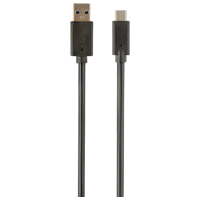 Кабель данных Cablexpert USB Type-C + USB Type-A 1 м / Черный