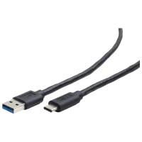 Кабель данных Cablexpert USB Type-C + USB Type-A 1 м / Черный photo 2