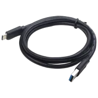 Кабель данных Cablexpert USB Type-C + USB Type-A 1 м / Черный photo 3
