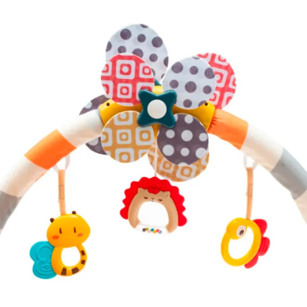 Jucărie interactivă Baby Mix Covoraș de joacă 53213 6 luni / Multicolor Orange photo 2