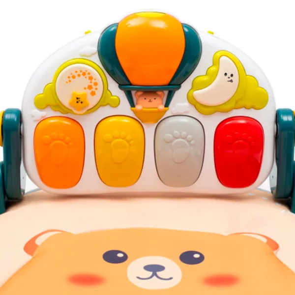 Jucărie interactivă Baby Mix Covoraș de joacă 53213 6 luni / Multicolor Orange photo 4
