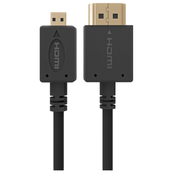 Cablu video Cablexpert HDMI + Micro HDMI 1.8 m / Black photo 1 Cablu video Cablexpert HDMI + Micro HDMI 1.8 m / Black photo 1