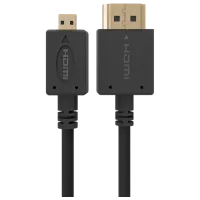 Кабель видео Cablexpert HDMI + Micro HDMI 1.8 м / Черный