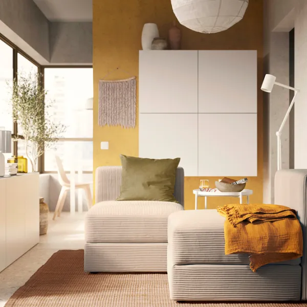 Fotoliu Ikea Jattebo/Samsala Black Beige photo 4 Fotoliu Ikea Jattebo/Samsala Black Beige photo 4