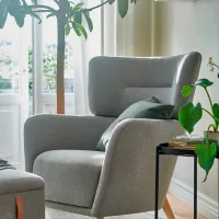 Fotoliu Ikea Oskarshamn/Tibbleby Beige Gray photo 3