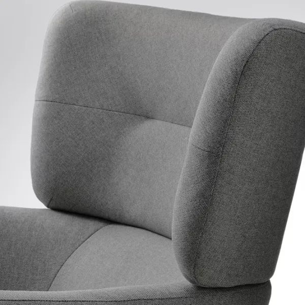 Кресло Ikea Oskarshamn/Tibbleby Beige Серый photo 4