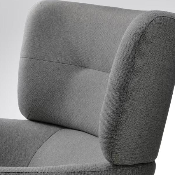 Кресло Ikea Oskarshamn/Tibbleby Beige Серый photo 4