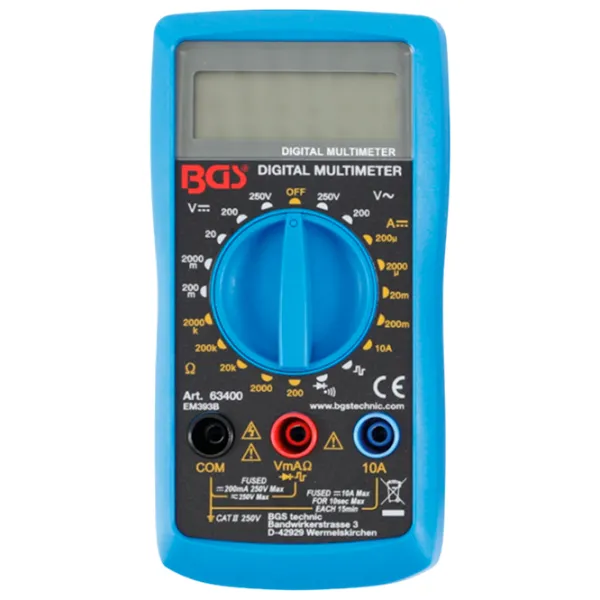 Multimetru BGS 63400 Digital / 2000 MOm photo 1