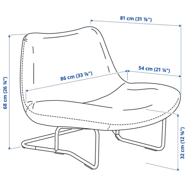 Fotoliu Ikea Sotenas/Hakebo Red Red photo 6 Fotoliu Ikea Sotenas/Hakebo Red Red photo 6