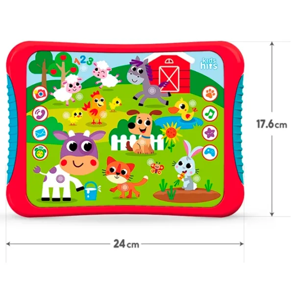 Jucărie interactivă Kids Hits Tabletă Ferma Mea KH01/004 36 luni / Multicolor Red photo 4 Jucărie interactivă Kids Hits Tabletă Ferma Mea KH01/004 36 luni / Multicolor Red photo 4
