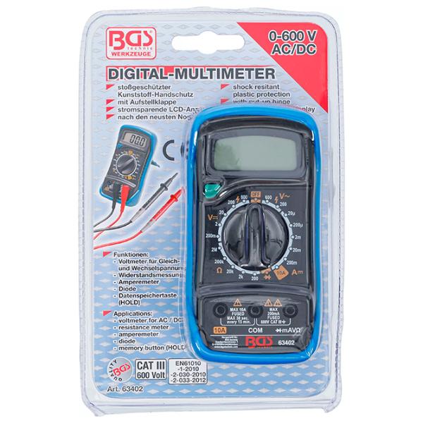 Multimetru BGS 63402 Digital / 20 MOm photo 4 Multimetru BGS 63402 Digital / 20 MOm photo 4