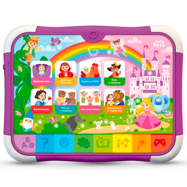 Jucărie interactivă Kids Hits Tabletă În lumea basmelor KH02/004 36 luni / Multicolor Violet photo 2 Jucărie interactivă Kids Hits Tabletă În lumea basmelor KH02/004 36 luni / Multicolor Violet photo 2