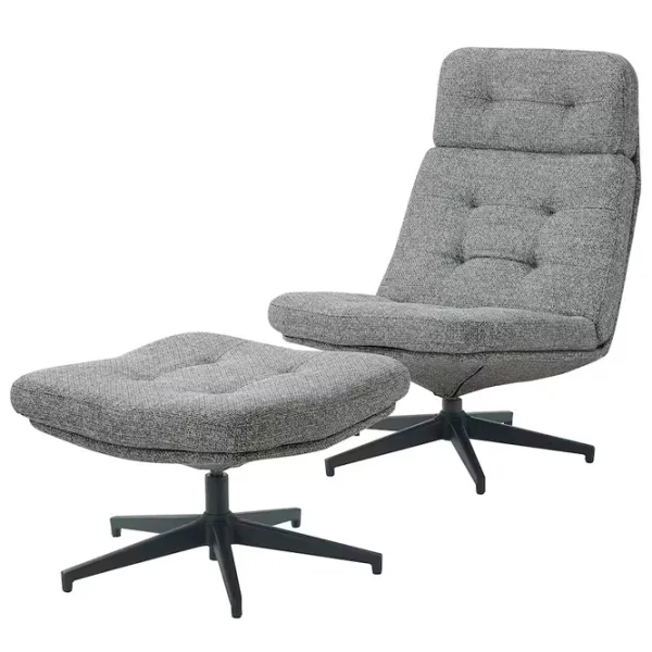 Кресло Ikea Havberg Черный Серый photo 1