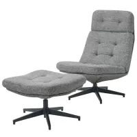 Кресло Ikea Havberg Черный Серый