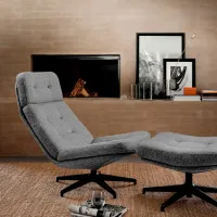 Fotoliu Ikea Havberg Black Gray photo 3