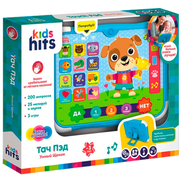 Jucărie interactivă Kids Hits Tabletă Cățeluș inteligent KH02/001 3+ / Multicolor Green photo 1 Jucărie interactivă Kids Hits Tabletă Cățeluș inteligent KH02/001 3+ / Multicolor Green photo 1