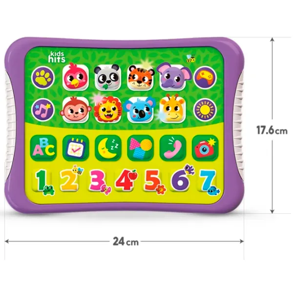 Jucărie interactivă Kids Hits Tabletă Prieteni fericiți KH01/010 3+ / Multicolor Violet photo 4 Jucărie interactivă Kids Hits Tabletă Prieteni fericiți KH01/010 3+ / Multicolor Violet photo 4