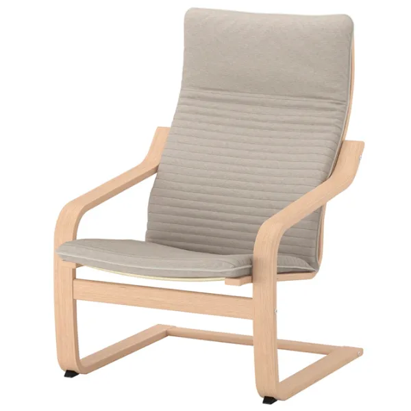 Fotoliu Ikea Poang/Knisa Beige Gray photo 1 Fotoliu Ikea Poang/Knisa Beige Gray photo 1
